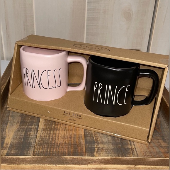 Rae Dunn Prince Princess Mugs - Picture 2 of 2